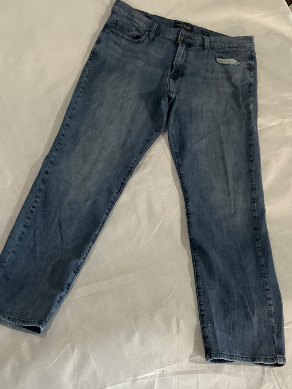 Lucky Brand Slim Straight Men's Jeans in Faded Blue size 36 /32 #21